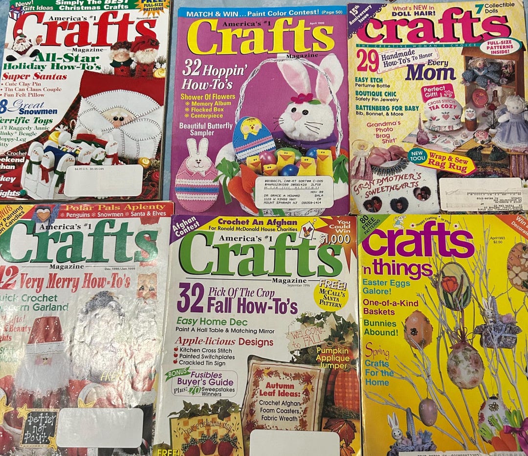 Craft Magazines (lot of 6) - Etsy