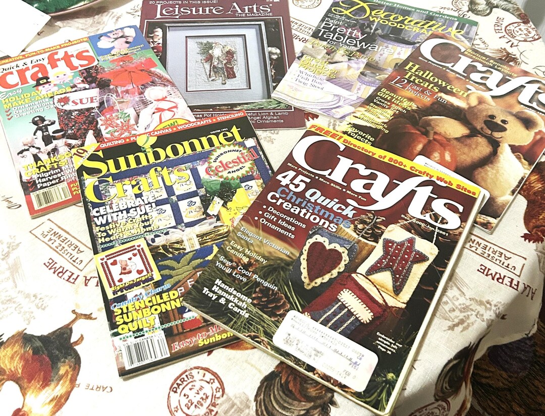 Craft Magazines (quantity 6) - Etsy