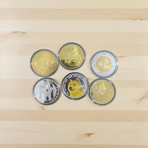 Handmade Bitcoin-Inspired Collectible Coin – Unique Crypto Art