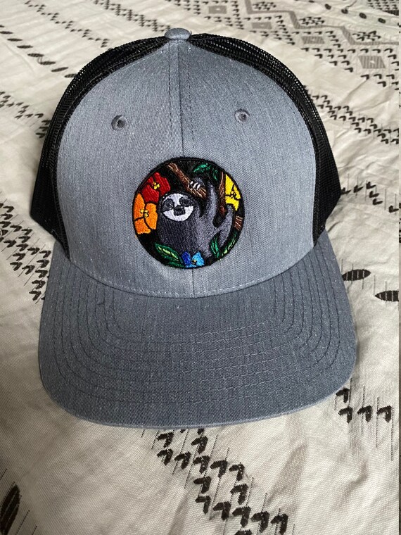 Happy Sloth Trucker Hat - Etsy Australia