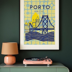 Trage den Charme Portos mit diesem digitalen Poster ein! Eine Mischung aus Fotografie und Design, perfekt um Ihrem Raum eine lebendige Note zu verleihen.