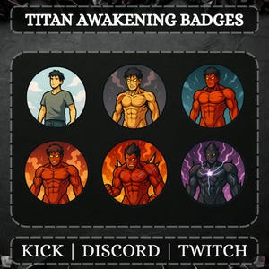 Fictional Character Sub Badges | Discord | Stream | Cute Anime Badges | Premade Twitch Artwork For Streamers | Ready To Use.