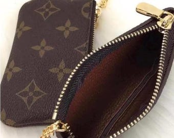 Handmade Leather Key Pouch, Luxury Coin Purse, Keyring Wallet