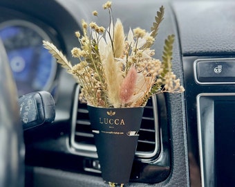 Nontoxic Car Air Freshener | Dried Floral Essential Oil