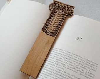 Roman Pillar | Wood Bookmark