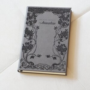 Whimsical Forest Custom Engraved | Faux Leather Lined Journal
