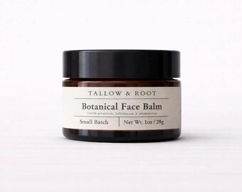 Botanical Face Balm with Geranium, Helichrysum, and Frankincense