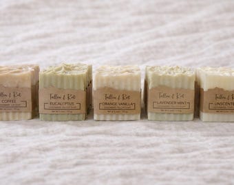 Artisan Tallow Soap Bar - Natural Cold Process - Choose Your Scent