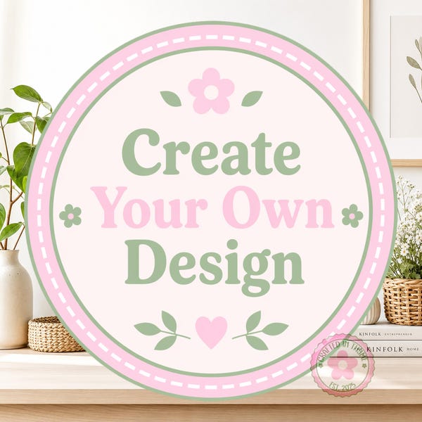 Custom Wreath Sign, Round Metal Sign For Wreaths, Wreath Attachment, Text, Logo or Photo