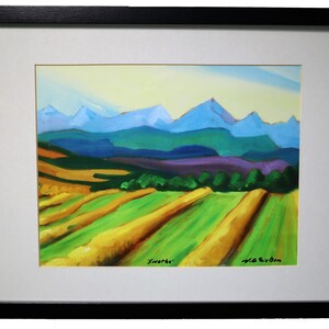 Alberta Swaths Original Oil Painting By David A. Nielsen