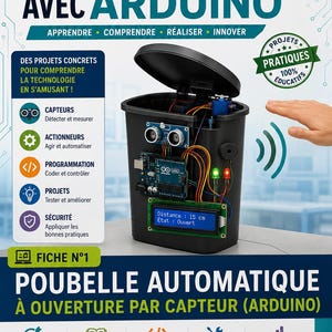 Arduino-lesmateriaal – Geautomatiseerde systeemprojecten | Cursussen, praktische oefeningen, codevoorbeelden en complete schema's