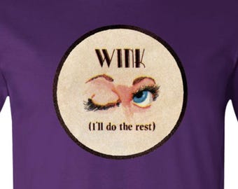 80s Wink Retro Jersey Tee | “I’ll Do the Rest” Graphic