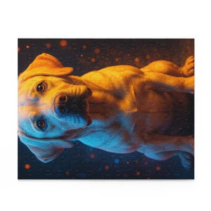 Labrador Retriever Puzzle, Dog Lover Gift, Family Fun Night Activity, Pet Lovers&#39; Puzzle, Children&#39;s Educational Game