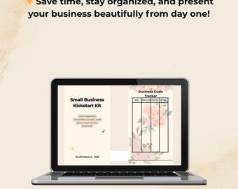 Small Business Starter Kit | Pastel Canva Templates | Business Planner, Order Tracker, Invoice, Logo, Social Media Kit | Digital Download