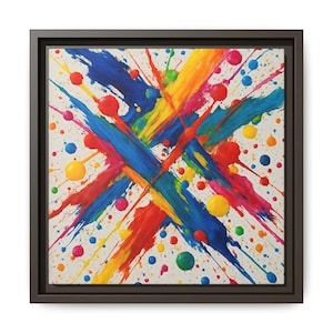 Joyplosion - Framed Matte Canvas Art