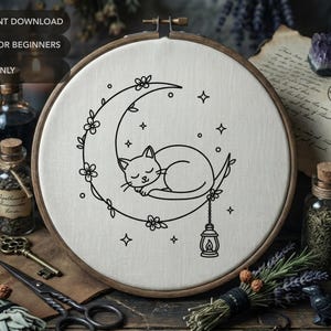 猫と鍵の刺繍模造品 - 防水ポリエステル生地 PN-EN 71-3: 1998 - Etsy 日本