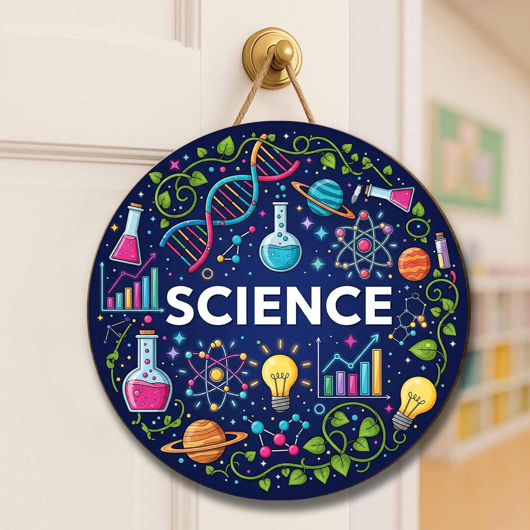 Science Classroom Door Sign: STEM Teacher Lab Decor - Etsy
