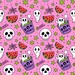 Sweet and Spooky Halloween Watermelon Ghost Pattern – Kawaii Seamless ...