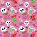 Sweet and Spooky Halloween Watermelon Ghost Pattern – Kawaii Seamless ...