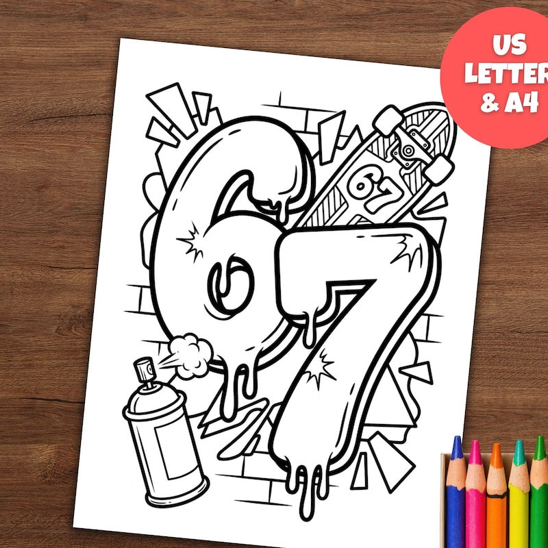 67 Colouring - Etsy
