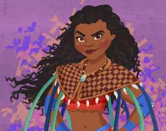 Princesses of Wrestling: Moana Maivia 8x10 print