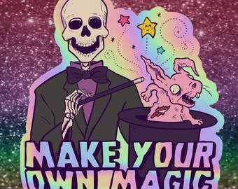 Make Your Own Magic Holographic Foil Sticker