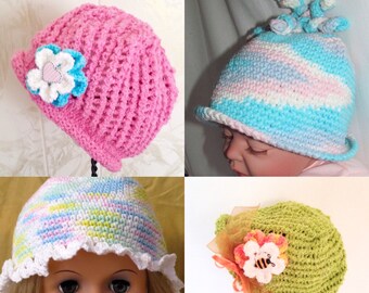 Children’s Hats,Flower Hat, Colorful Kids Hats, Kids Hats, Handmade Kids Hats, Baby Hats, Flower Hat, Pastel Baby Hat, Cute Summer Hats