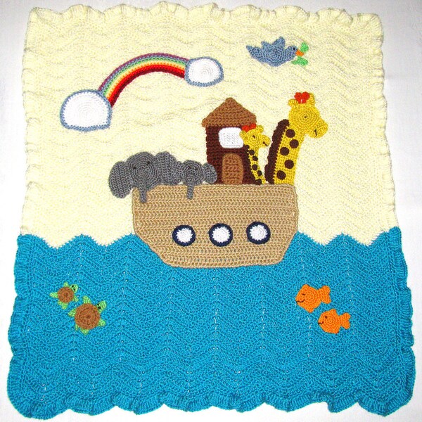 Noah's Ark Baby Blanket