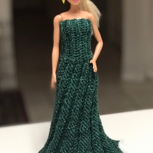 Stitches by Julie 4 Kids, 12 in. Fashion Doll Dresses, Handmade Doll dresses, 12 in. Doll Gowns, Full-Length Doll Dresses, Doll Dresses