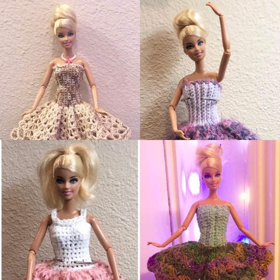 Barbie Dresses Barbie Party Dress Barbie Clothes Blue Etsy