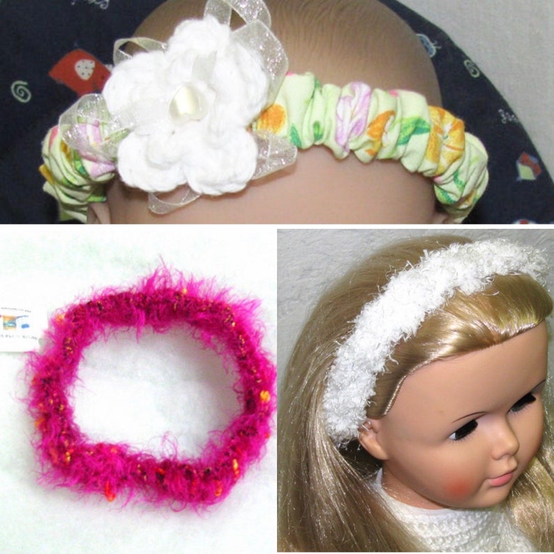 3 Girls Headbands School Headbands Fuchsia Headband Pastel Etsy