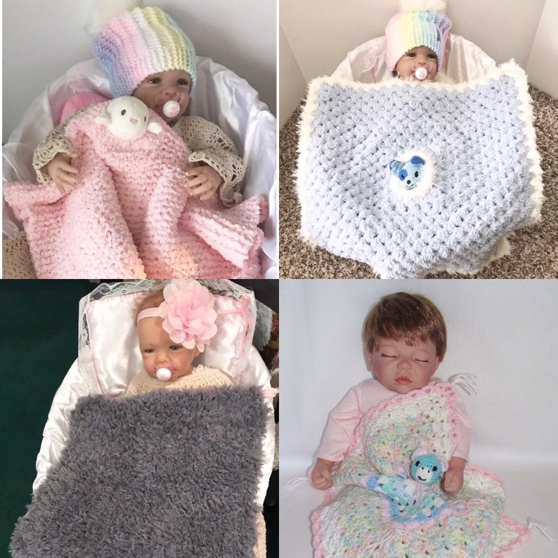 Baby Travel Blankets, Baby Lamb Travel Blanket, Baby Doggy Travel Blanket, Babies Travel Blankie, Little Travel Blankie image 1