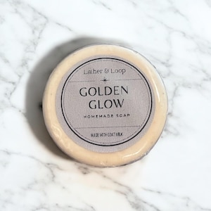 Golden Glow - Goat Milk Soap| Turmeric| Orange Essential Oil|