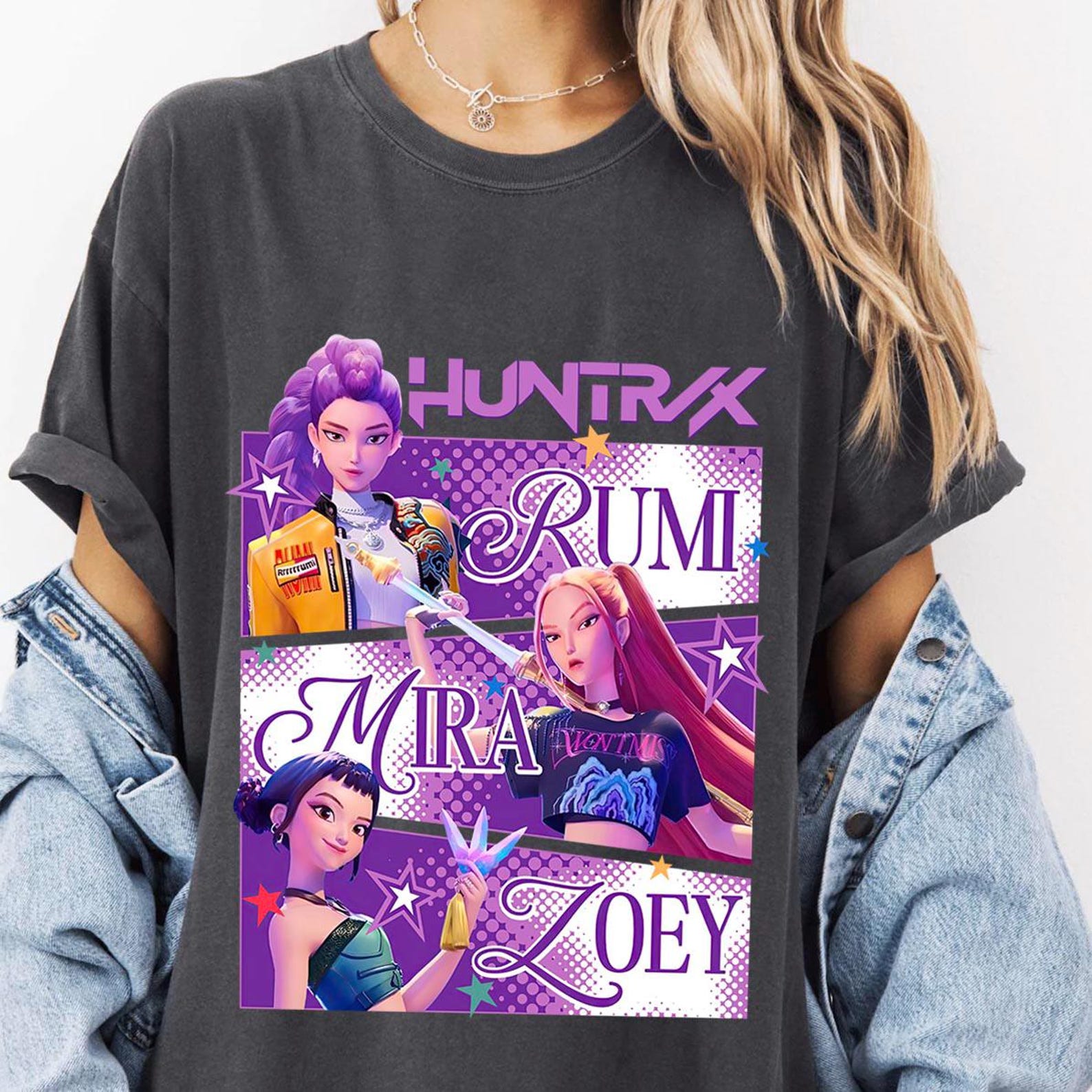 Kpop Huntrix PNG, Demon Hunters Clipart, Mira Rumi Zoey Digital Art ...