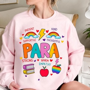 Para Appreciation Png, Back To School Png, First Day of School Png, Paraprofessional Png, Teacher Gift, Kindergarten Teacher Png Sublimation