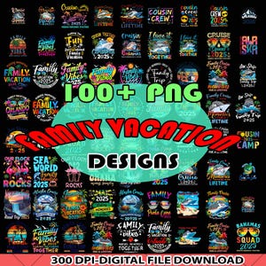 100+ Family Vacation Trip 2025 Png Bundle, Family Trip Png, Family Beach Trip Png, Family Vacation Png, Vacation Png, Travel Png