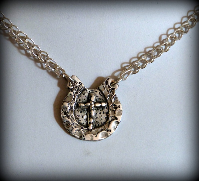 Fine silversingleclassic loop in loop necklace with Etsy