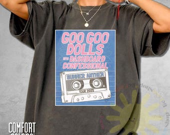 Vintage Goo Goo Dolls 'gutterflower Tour' Crew Shirt - 2002 - Etsy