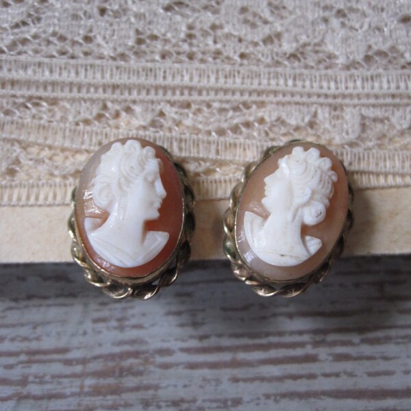 Cameo Earrings