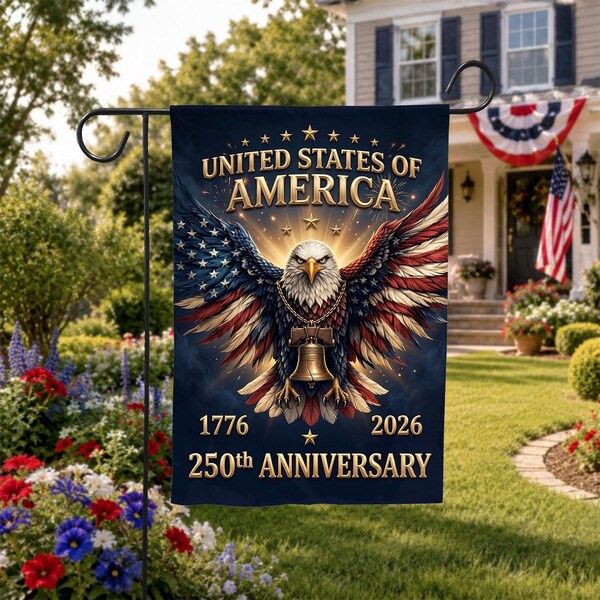 250 Anniversary Double Sided Flag - Etsy