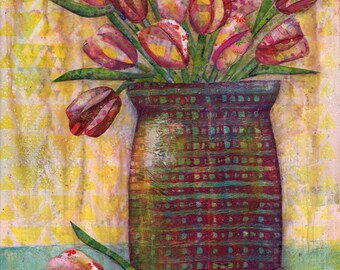 tulips at sunrise 11 x 14 print