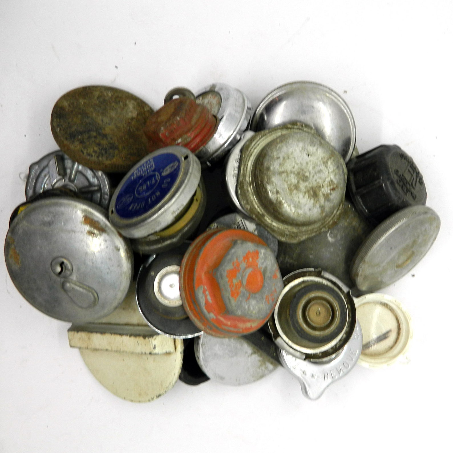 Assorted Vintage Gas Caps Etsy