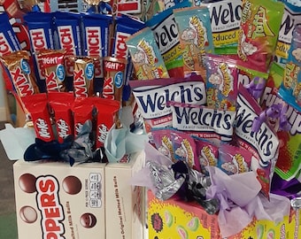 Mixed Candy Bouquet, Special Occasion Birthday, Anniversary, Graduation, Get well, Miss you, Valentine&#39;s and many more