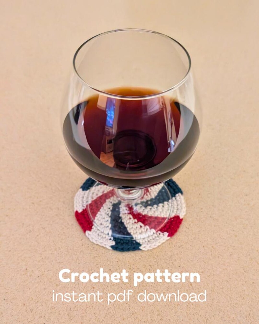Crochet Pattern: Peppermint Coaster - Beginner Friendly PDF With Photo ...