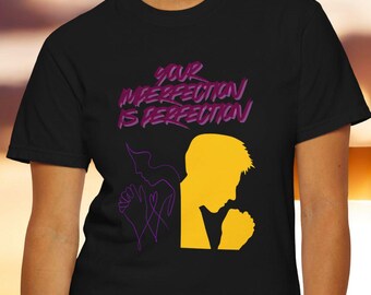 Inspiring Love Unisex T-Shirt, Customizable Couple Gift