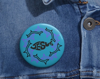 Jesus Dornenkrone Anstecknadel, christlicher Glaube Revers Abzeichen