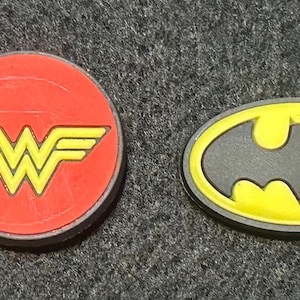 Superman/Batman/Wonder Woman/Green Lantern Shoe Charms/Bag Charms/Jibbitz