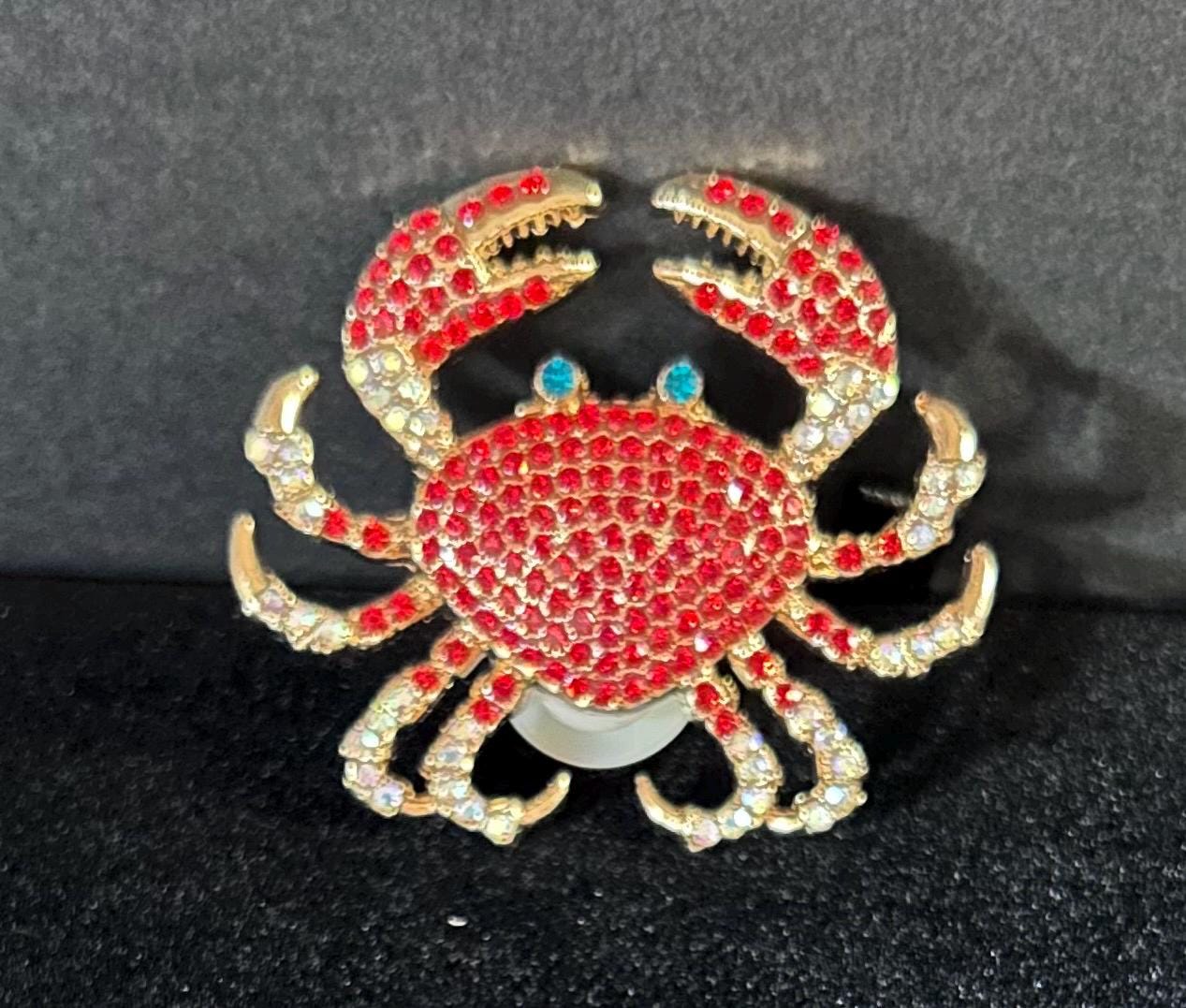 Gold and Red Crab-Shaped Accessory Amazon.com: Distressed Red Decorative Cast Iron Crab Shaped  main image 3