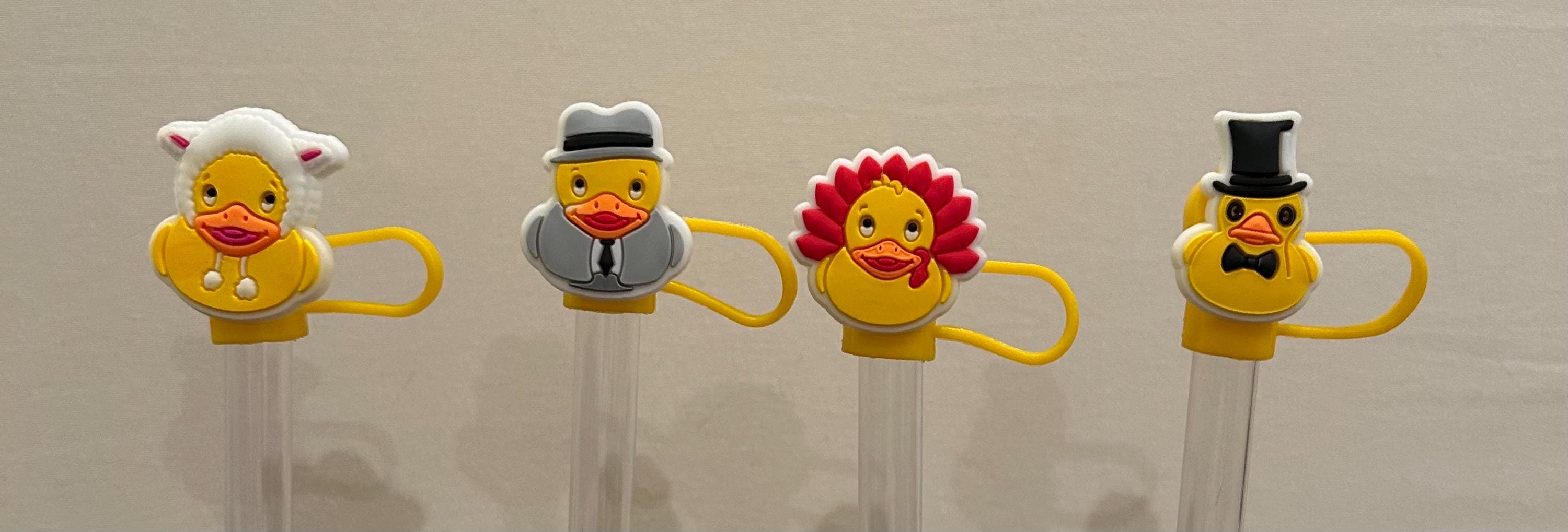 Straw Duck Racing Duck Straw Toppers Cruise Ducks/rabbit Duck/dapper Duck/turkey Duck/top ...