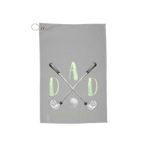 Golf Towels for Dad | Perfect Gift for Father's Day, Golf Enthusiasts, Personalized Golf Accessories, Unique Father's Day Present, Dad